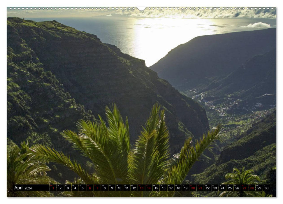 La Gomera - Vues et perspectives (Calendrier mural CALVENDO Premium 2024) 