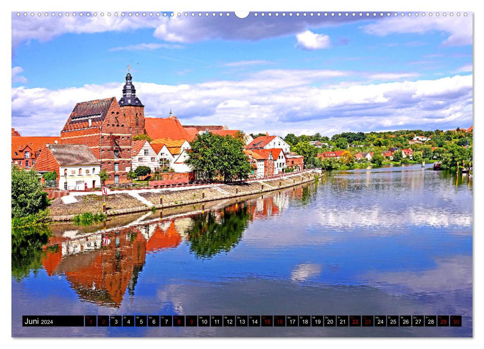 Havelberg à Tangermünde (calendrier mural CALVENDO 2024) 