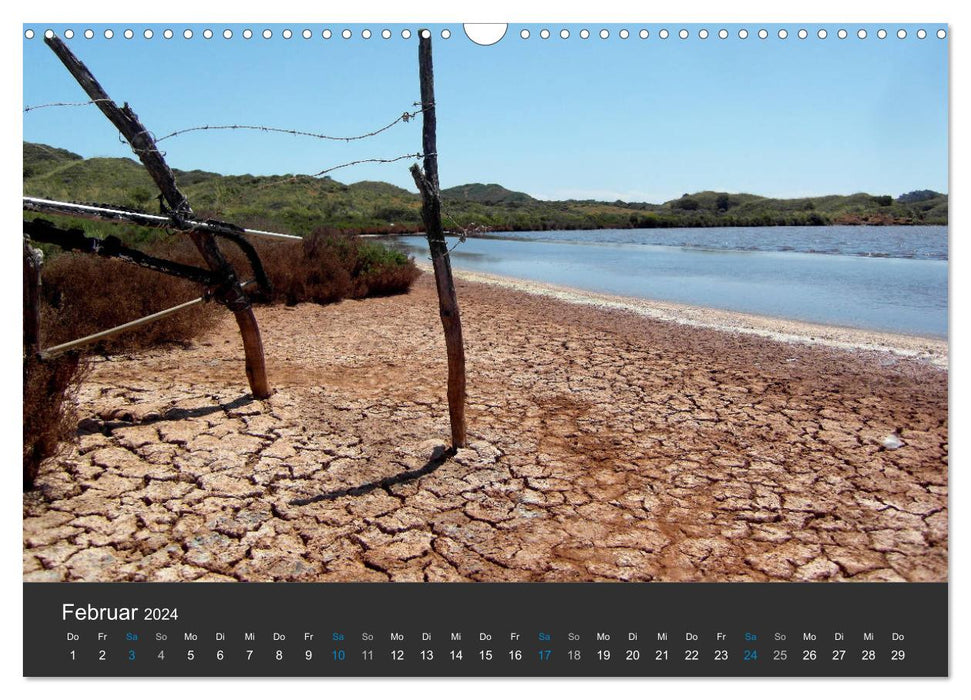 La nature intacte de Minorque (Calendrier mural CALVENDO 2024) 