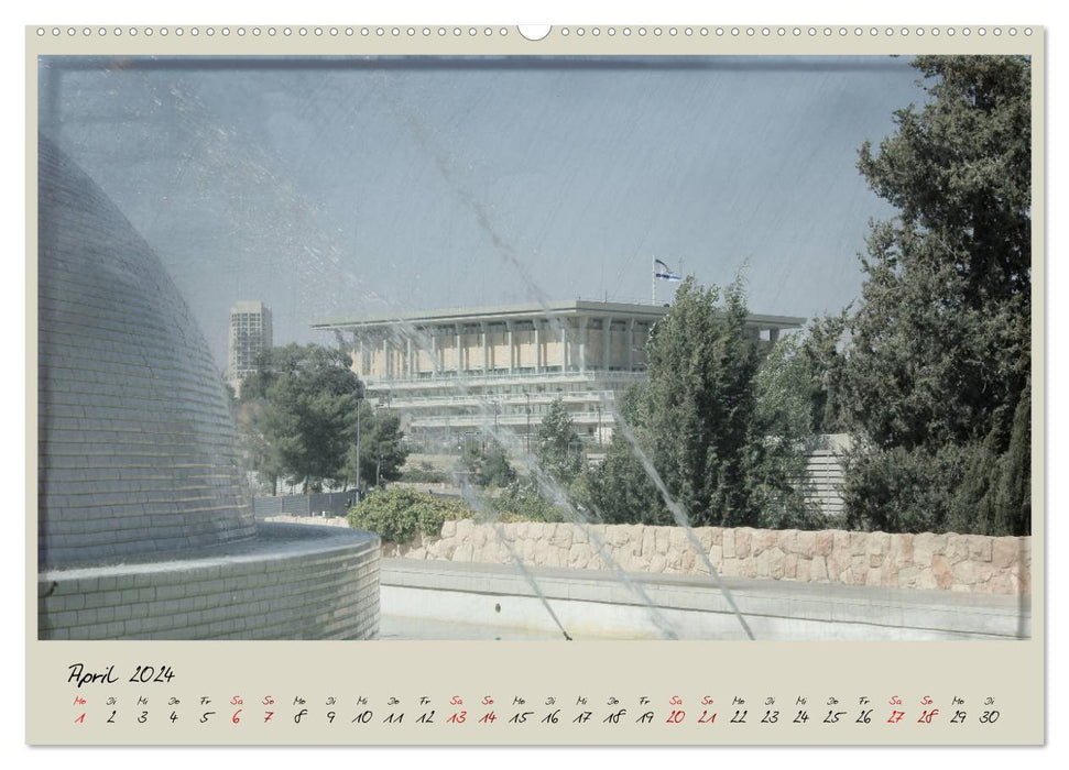 Unterwegs in Jerusalem (CALVENDO Wandkalender 2024)