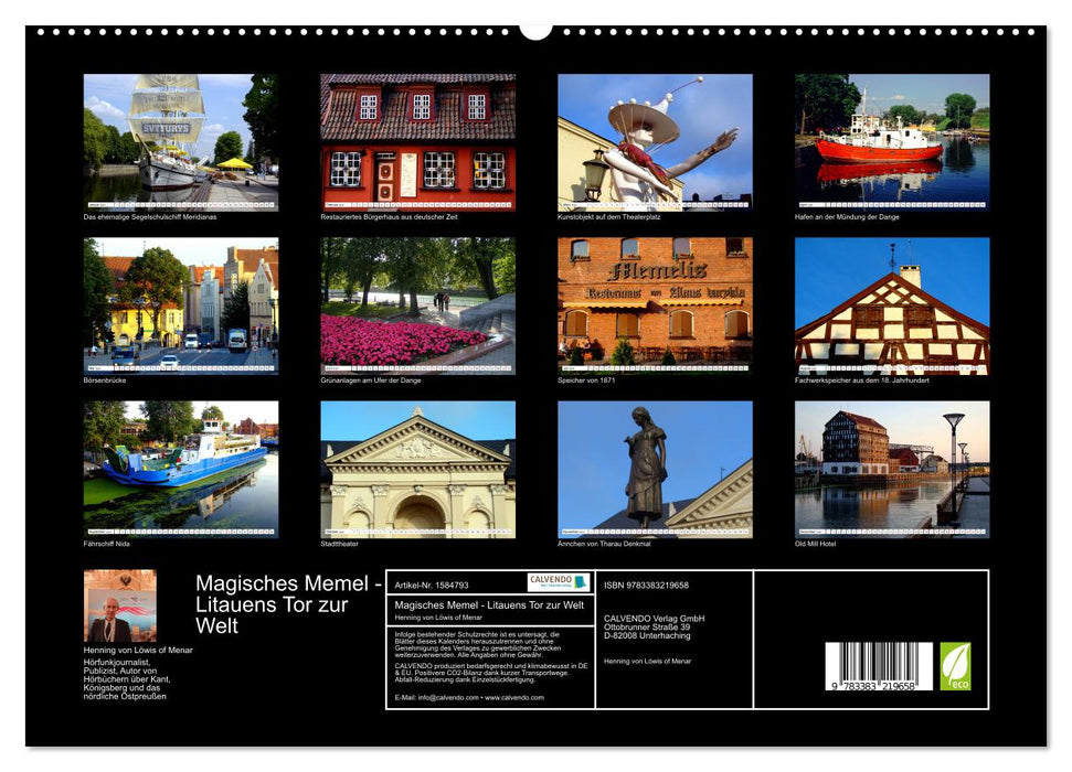 Magisches Memel - Litauens Tor zur Welt (CALVENDO Premium Wandkalender 2024)