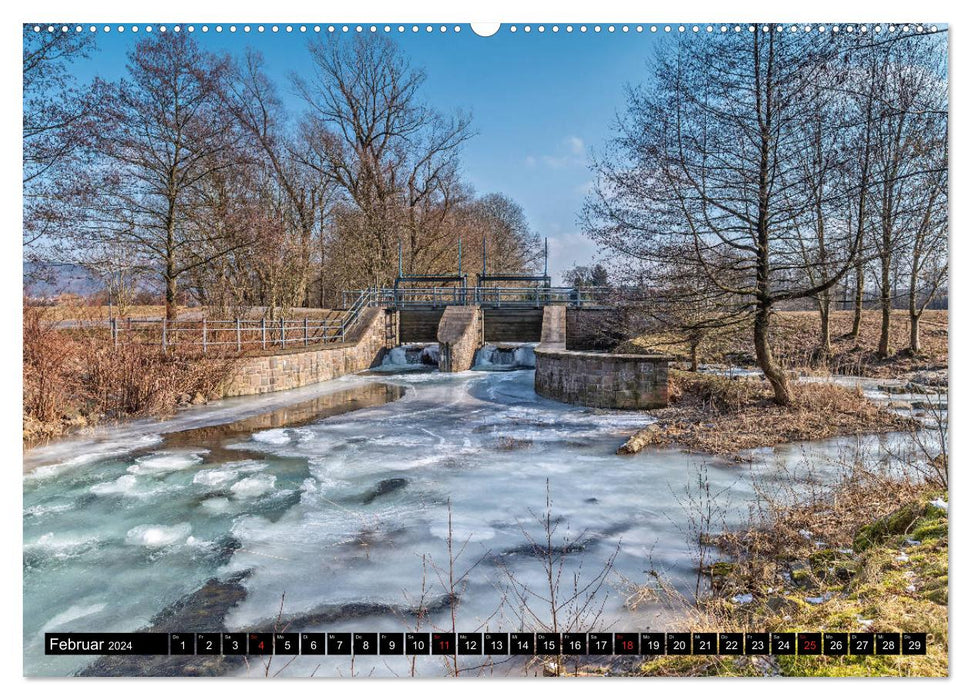 Brücken des Landkreises Sonneberg (CALVENDO Premium Wandkalender 2024)
