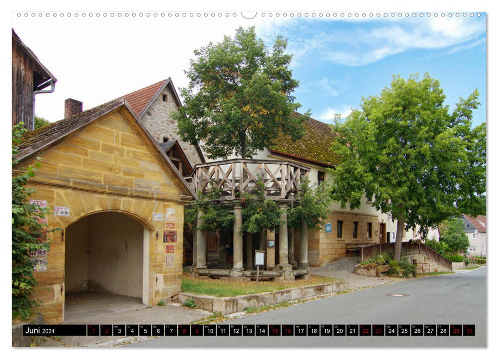 Tilleuls du village (Calendrier mural CALVENDO 2024) 