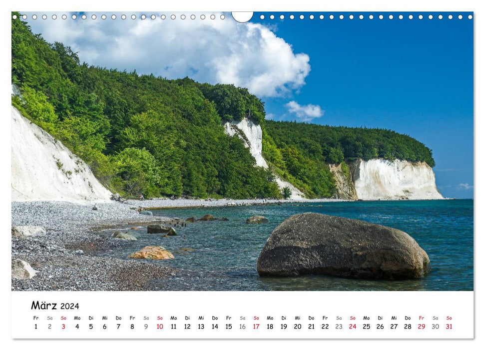 Deutschland- Nordsee und Ostsee (CALVENDO Wandkalender 2024)