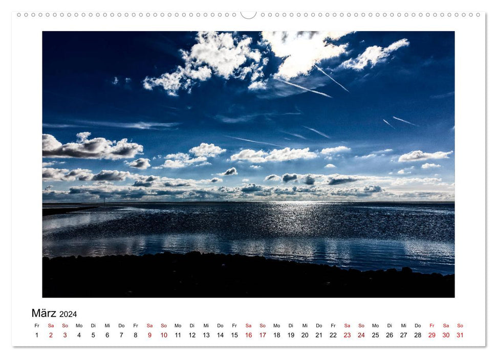 Friedrichskoog Spitze (CALVENDO Wandkalender 2024)