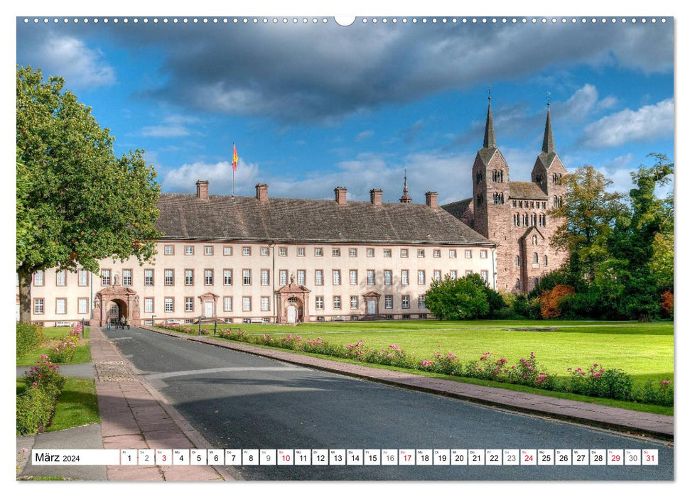 Palais et châteaux entre Lippe et Weser (Calendrier mural CALVENDO Premium 2024) 