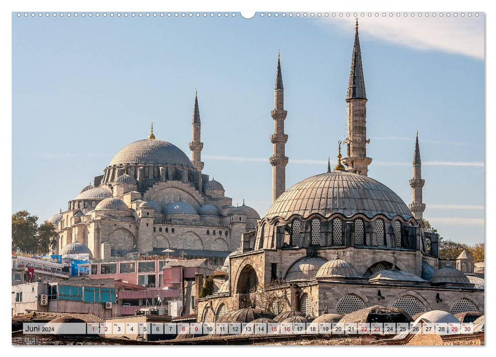 Istanbul - À l'intersection des cultures et des continents (Calendrier mural CALVENDO Premium 2024) 