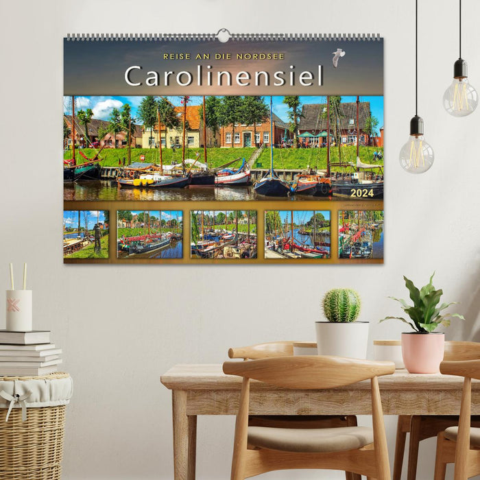 Voyage en Mer du Nord - Carolinensiel (Calendrier mural CALVENDO 2024) 