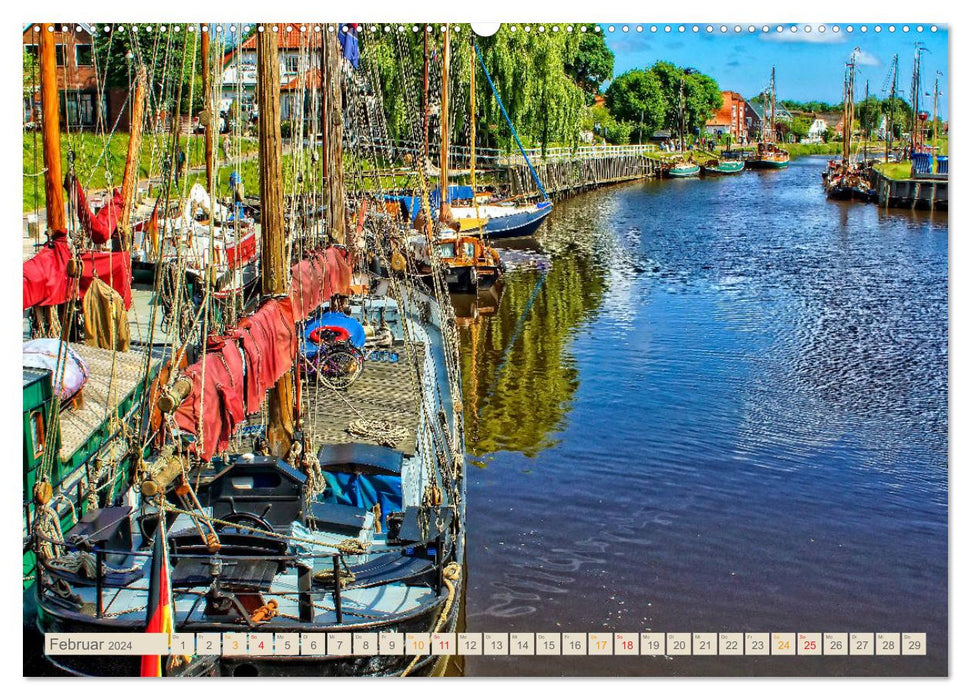 Voyage en Mer du Nord - Carolinensiel (Calendrier mural CALVENDO 2024) 