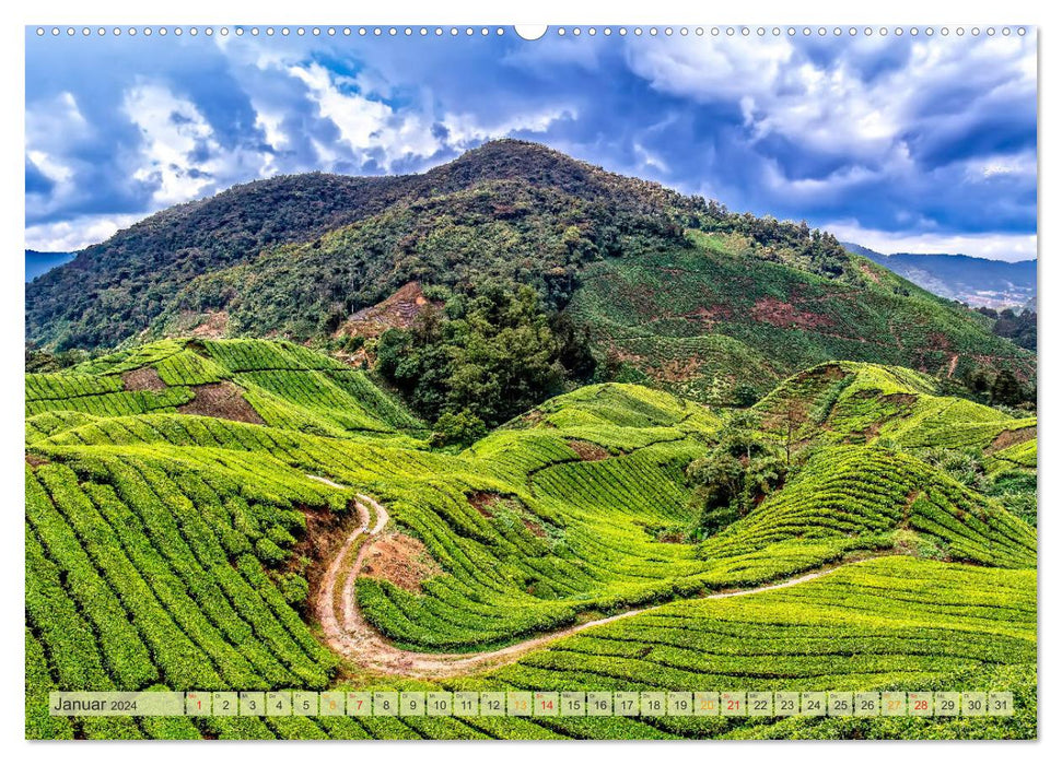 Voyage à travers l'Asie - Malaisie (Calendrier mural CALVENDO 2024) 