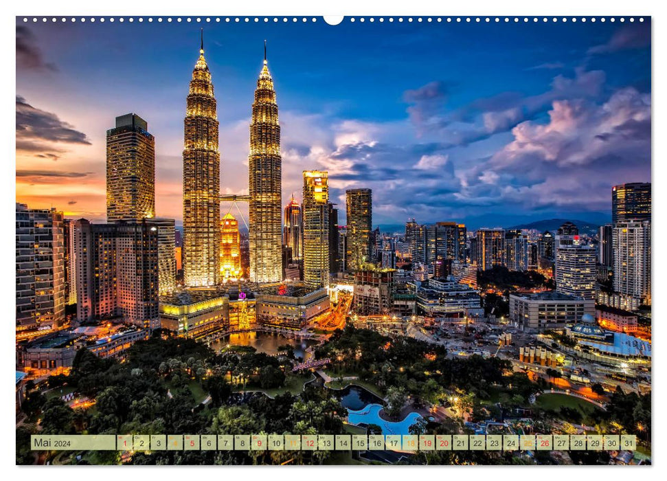 Reise durch Asien - Malaysia (CALVENDO Wandkalender 2024)