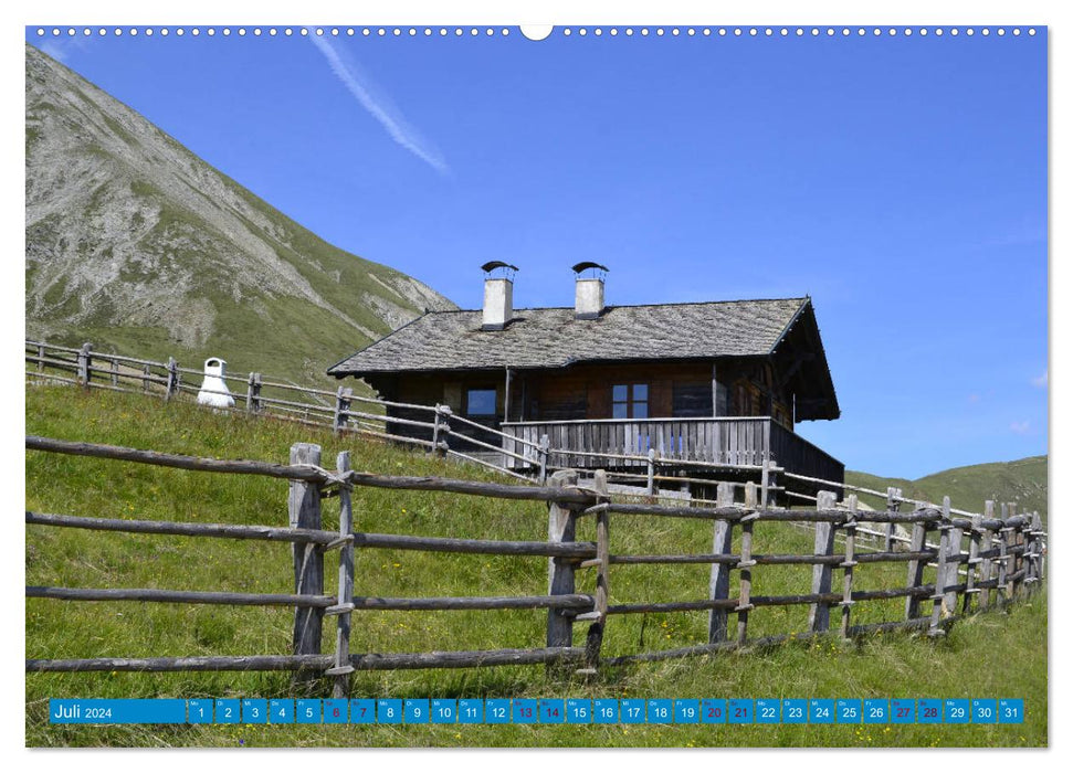 Tyrol du Sud - Haut Adige ...donne envie d'aller à la montagne (Calendrier mural CALVENDO Premium 2024) 