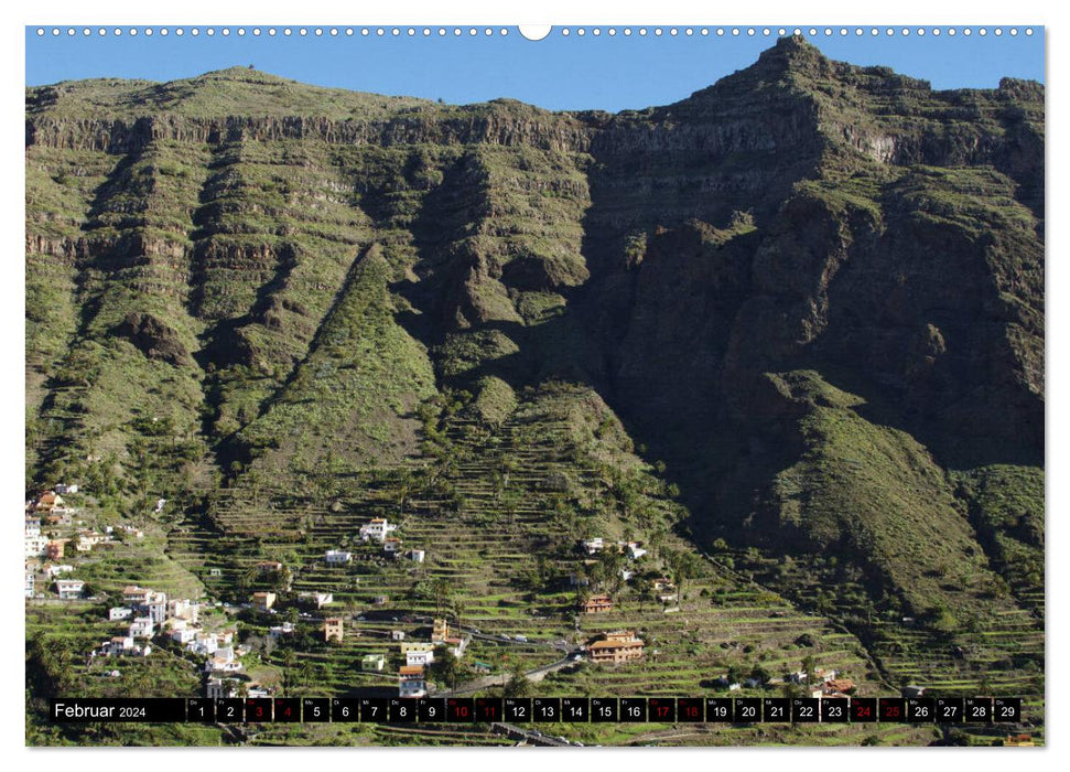 La Gomera - Vues et perspectives (Calendrier mural CALVENDO 2024) 