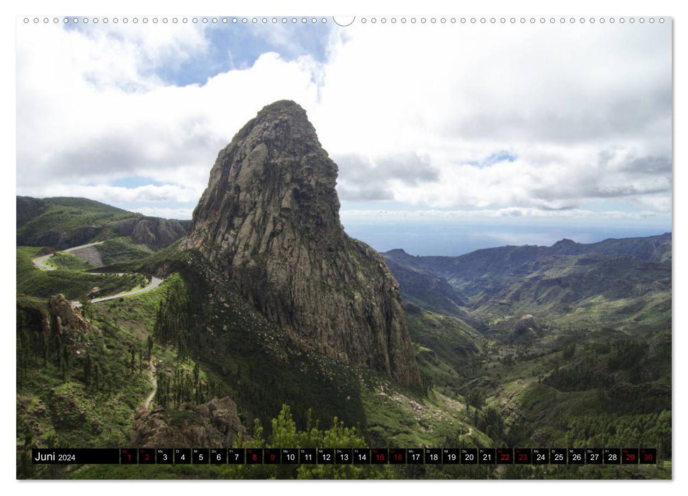 La Gomera - Vues et perspectives (Calendrier mural CALVENDO 2024) 