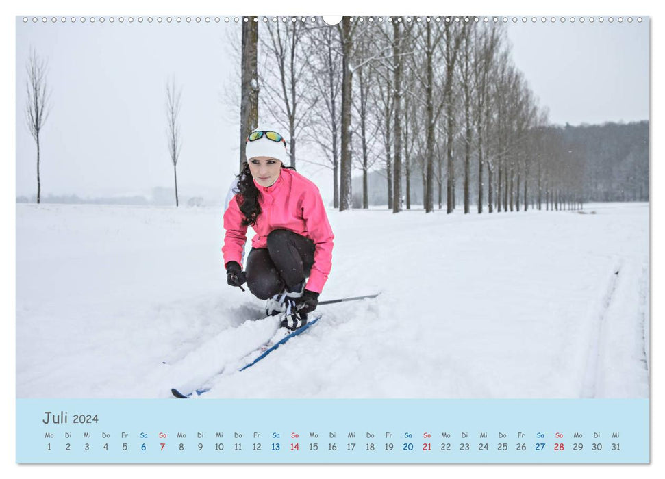 Ski de fond - pour le corps et l'esprit (Calendrier mural CALVENDO Premium 2024) 