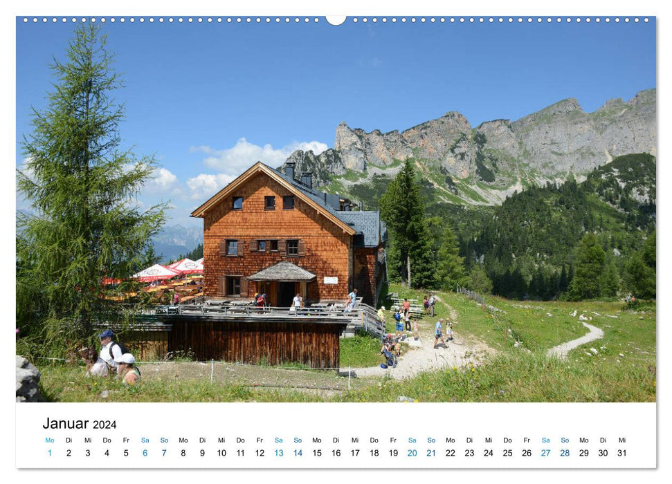 Randonnée dans les monts Rofan - Alpes de Brandenberg au Tyrol (Calendrier mural CALVENDO Premium 2024) 