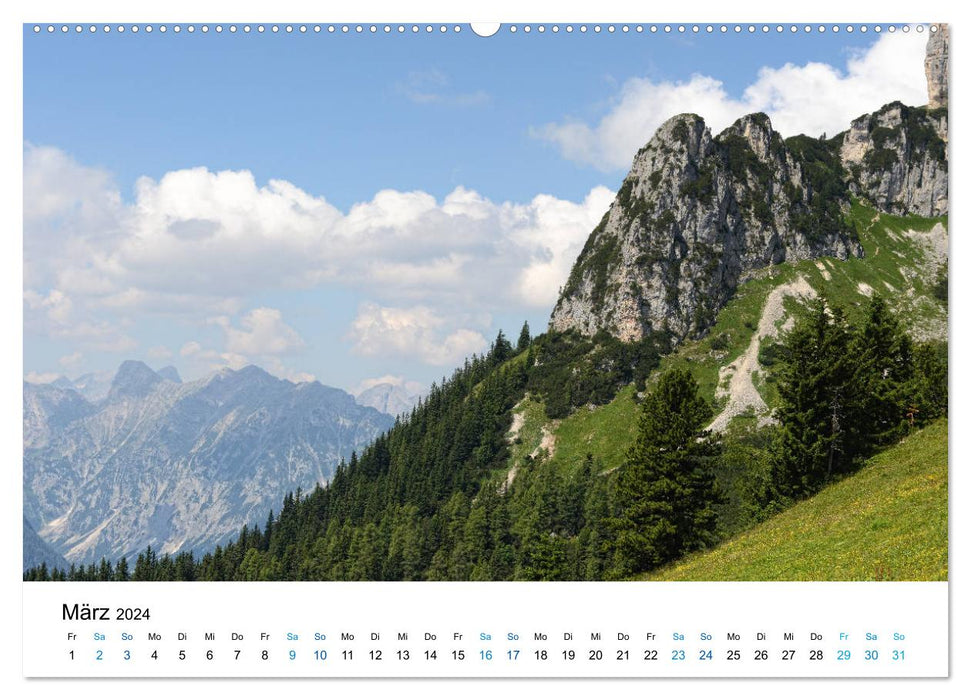 Randonnée dans les monts Rofan - Alpes de Brandenberg au Tyrol (Calendrier mural CALVENDO Premium 2024) 