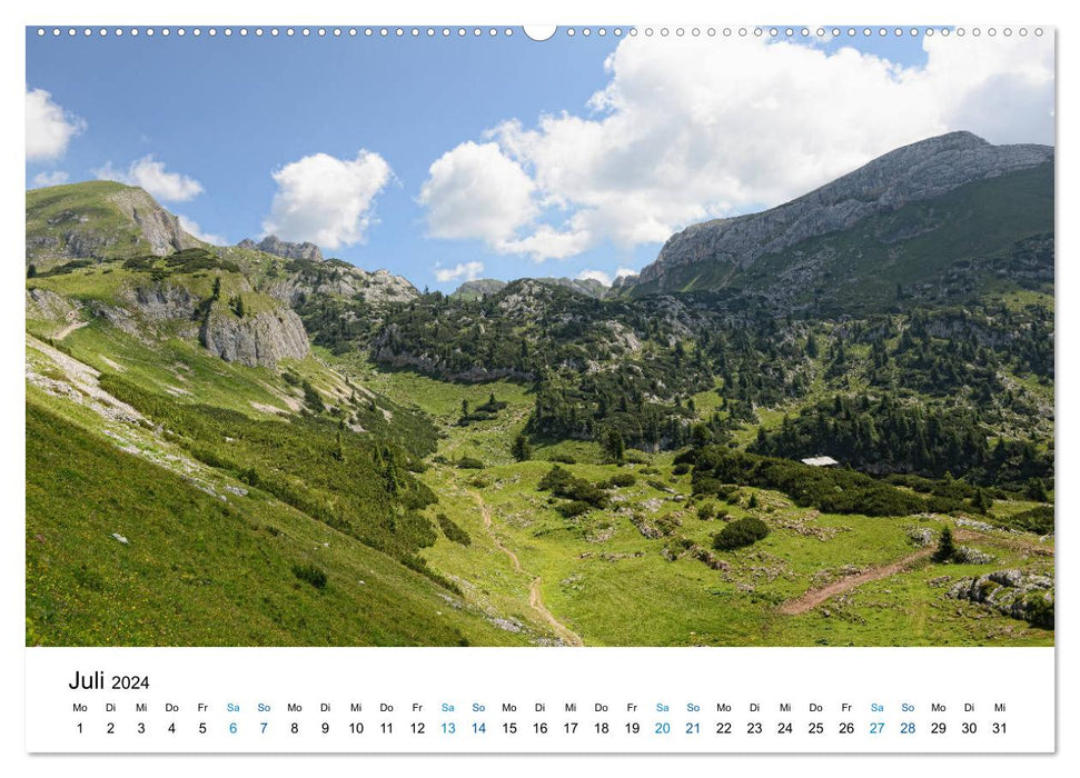 Randonnée dans les monts Rofan - Alpes de Brandenberg au Tyrol (Calendrier mural CALVENDO Premium 2024) 
