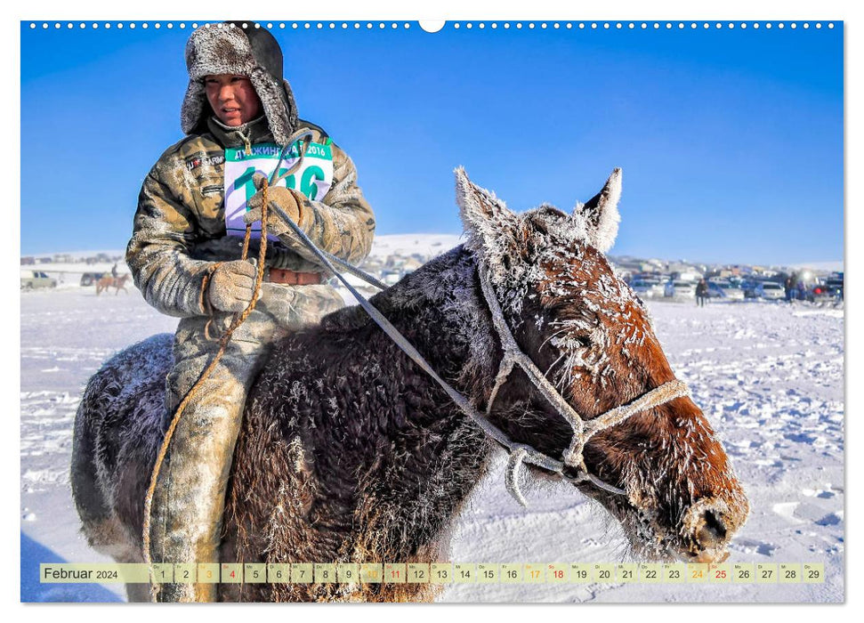 Reise durch Asien - Mongolei (CALVENDO Premium Wandkalender 2024)