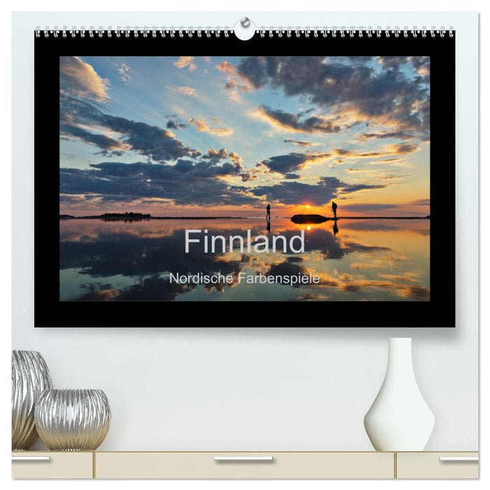 Finlande – Jeux de couleurs nordiques (Calvendo Premium Wall Calendar 2024) 