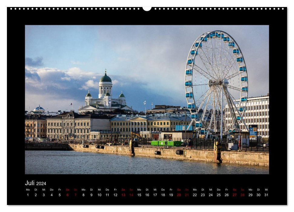 Finnland - Nordische Farbenspiele (CALVENDO Premium Wandkalender 2024)