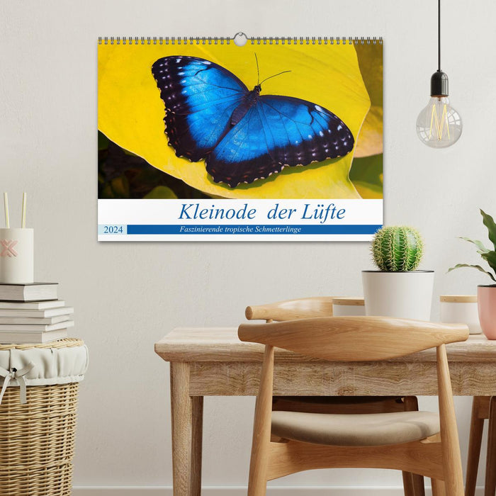 Joyaux de l'air - Papillons tropicaux fascinants (Calendrier mural CALVENDO 2024) 