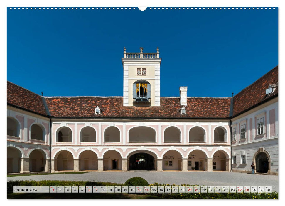 Abbaye de Heiligenkreuz (Calendrier mural CALVENDO 2024) 