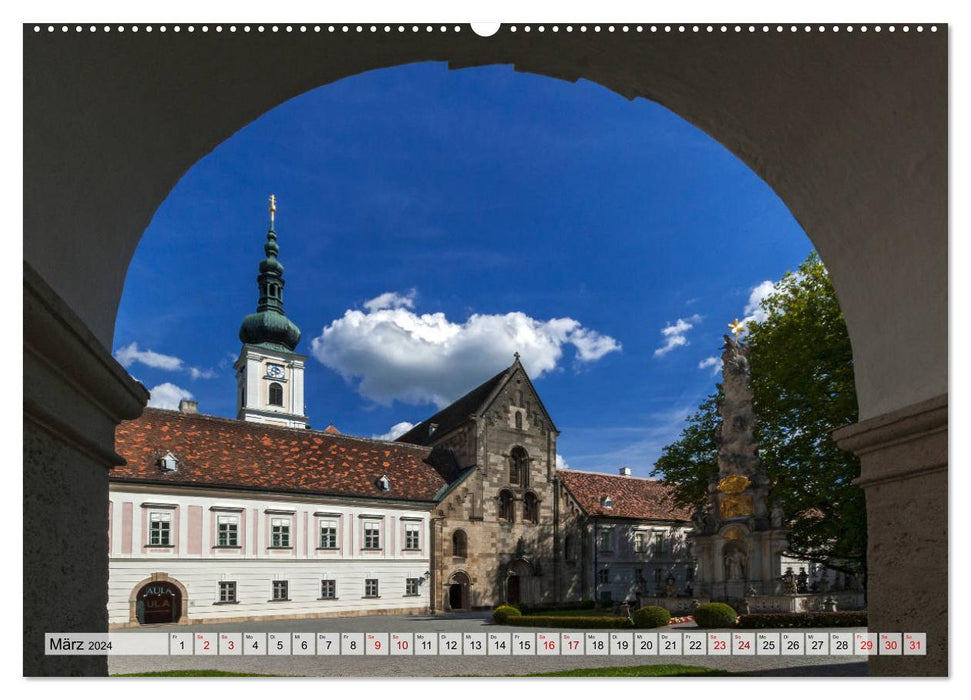 Abbaye de Heiligenkreuz (Calendrier mural CALVENDO 2024) 