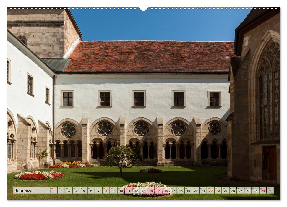 Abbaye de Heiligenkreuz (Calendrier mural CALVENDO 2024) 