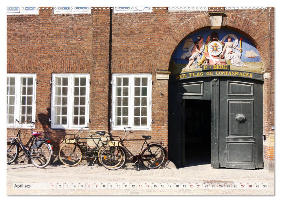 Copenhague. La belle et colorée métropole du Danemark (calendrier mural CALVENDO 2024) 