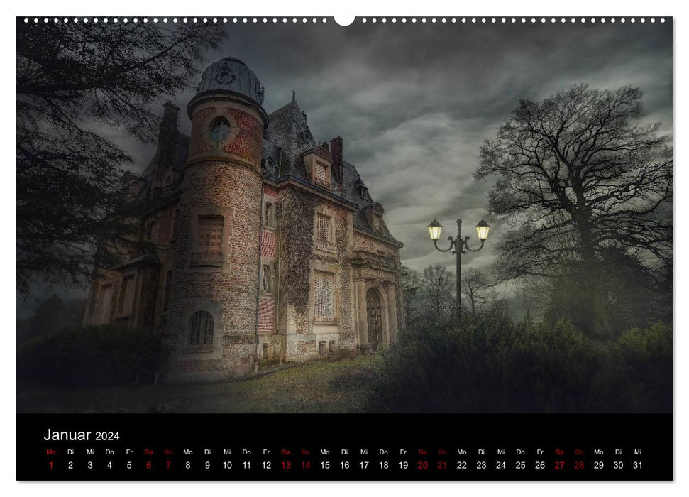 Auch von außen haben Lost Places ihren Charme (CALVENDO Wandkalender 2024)