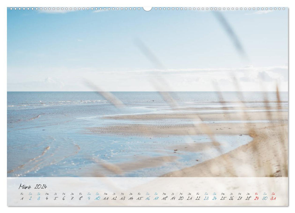 Sehnsucht Meer - Poesie der Stille (CALVENDO Premium Wandkalender 2024)