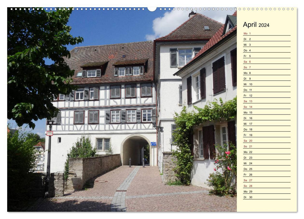 Unterwegs in Backnang (CALVENDO Premium Wandkalender 2024)