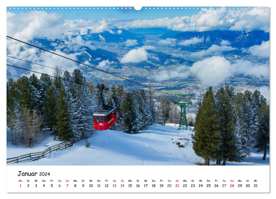 Grüße aus Innsbruck (CALVENDO Premium Wandkalender 2024)