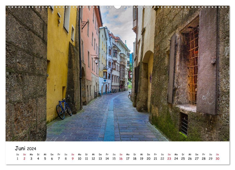 Grüße aus Innsbruck (CALVENDO Premium Wandkalender 2024)