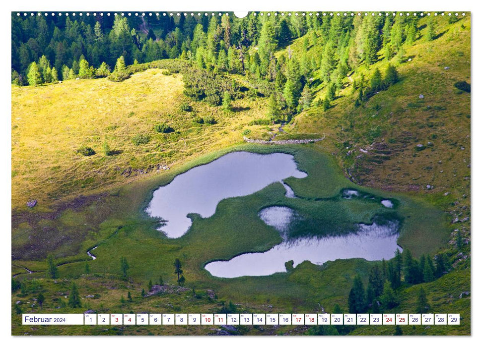 Magnifiques lacs de montagne du Lungau (Calvendo Premium Wall Calendar 2024) 
