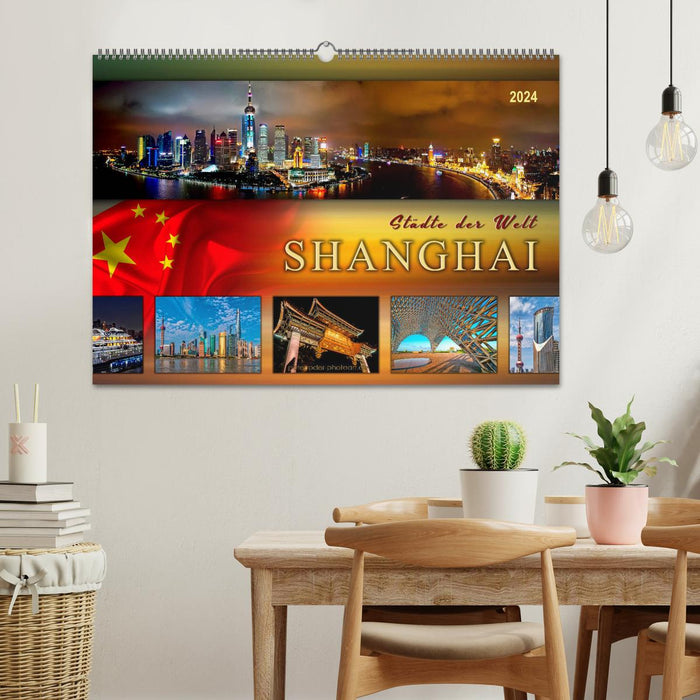 Villes du monde - Shanghai (Calendrier mural CALVENDO 2024) 