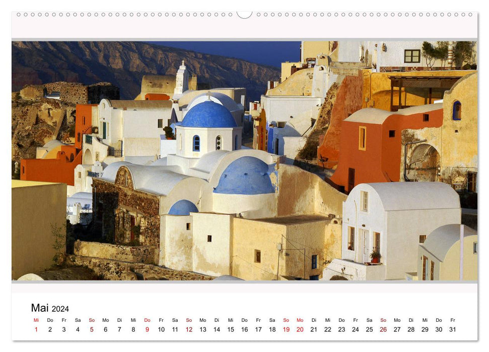 CYCLADES Près de la lumière (Calendrier mural CALVENDO Premium 2024) 