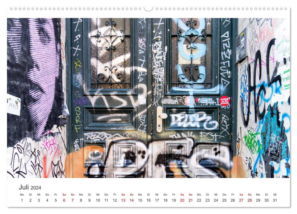Türen im Schanzenviertel Hamburg (CALVENDO Premium Wandkalender 2024)