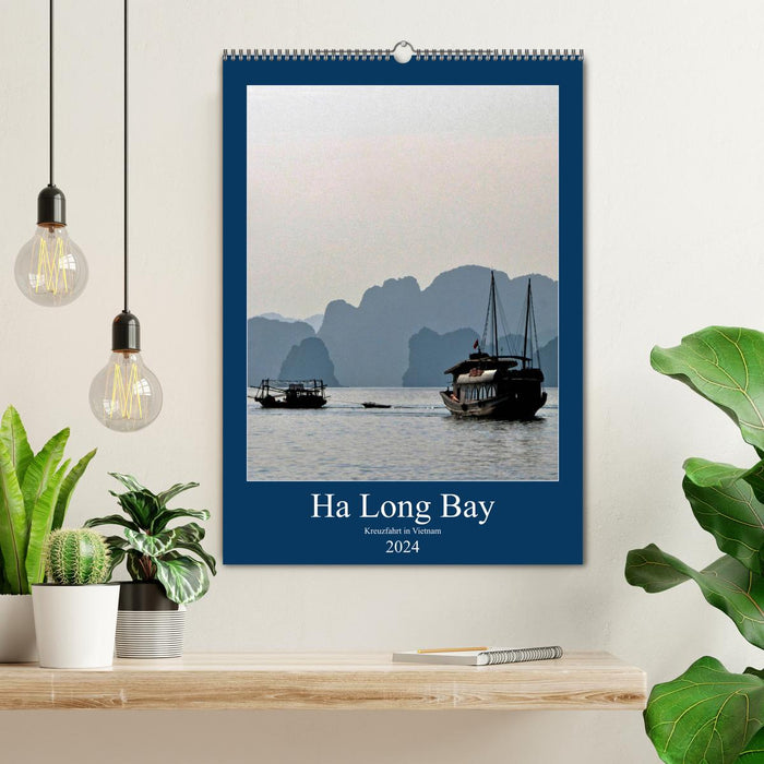 Baie d'Ha Long, croisière au Vietnam (calendrier mural CALVENDO 2024) 