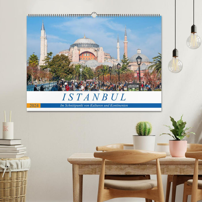 Istanbul - Im Schnittpunkt von Kulturen und Kontinenten (CALVENDO Wandkalender 2024)