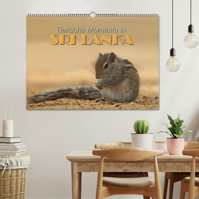 Sri Lanka - Tierische Momente (CALVENDO Wandkalender 2024)
