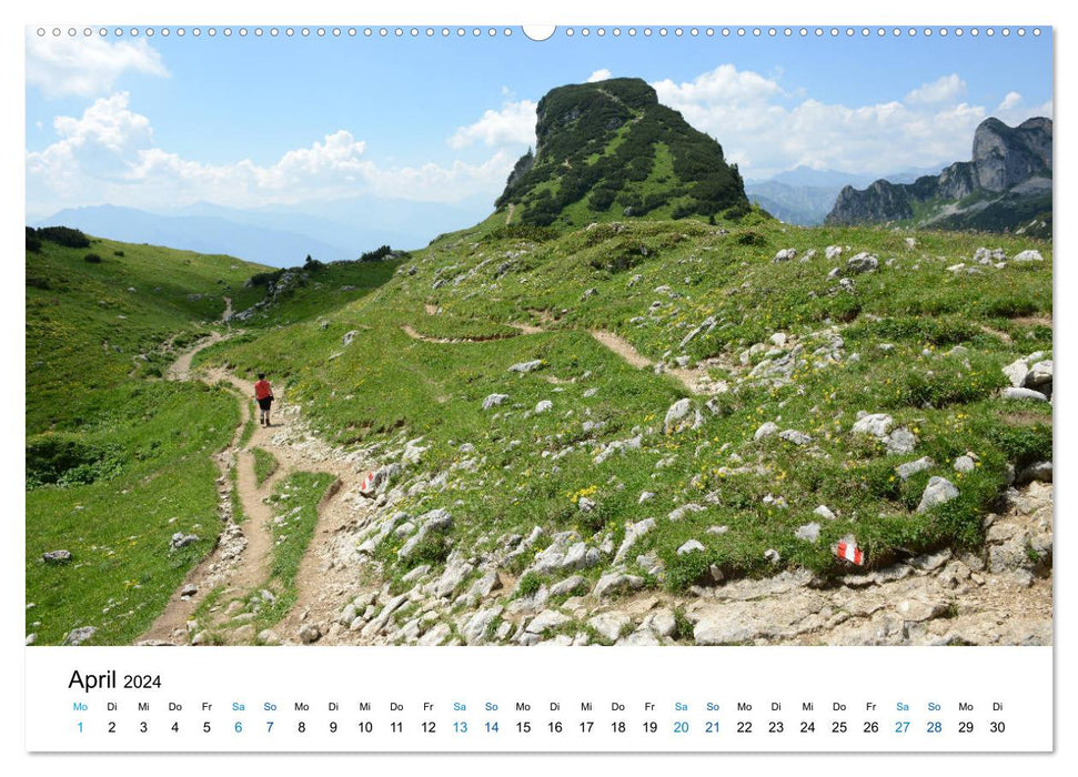 Randonnée dans les monts Rofan - Alpes de Brandenberg au Tyrol (calendrier mural CALVENDO 2024) 
