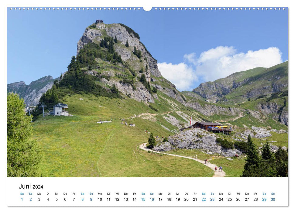 Randonnée dans les monts Rofan - Alpes de Brandenberg au Tyrol (calendrier mural CALVENDO 2024) 