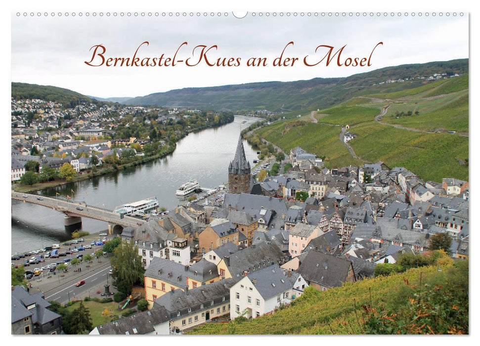 Bernkastel-Kues sur la Moselle (calendrier mural CALVENDO 2024) 