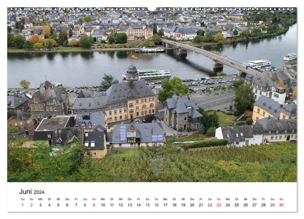 Bernkastel-Kues sur la Moselle (calendrier mural CALVENDO 2024) 
