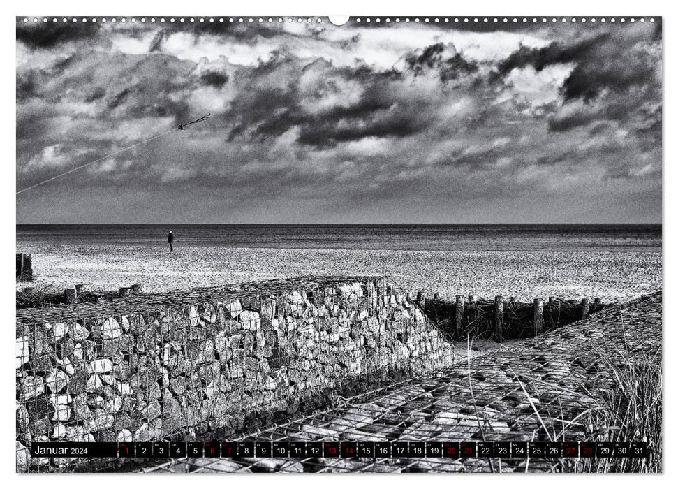 Ein Blick auf Ostseebad Damp (CALVENDO Premium Wandkalender 2024)