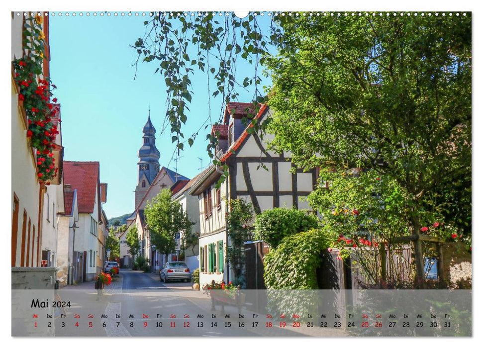Fachwerkromantik in Hofheim am Taunus (CALVENDO Wandkalender 2024)