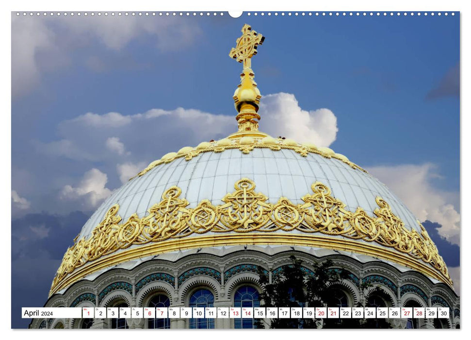 Festungsstadt Kronstadt - Schlüssel zu Sankt Petersburg (CALVENDO Premium Wandkalender 2024)