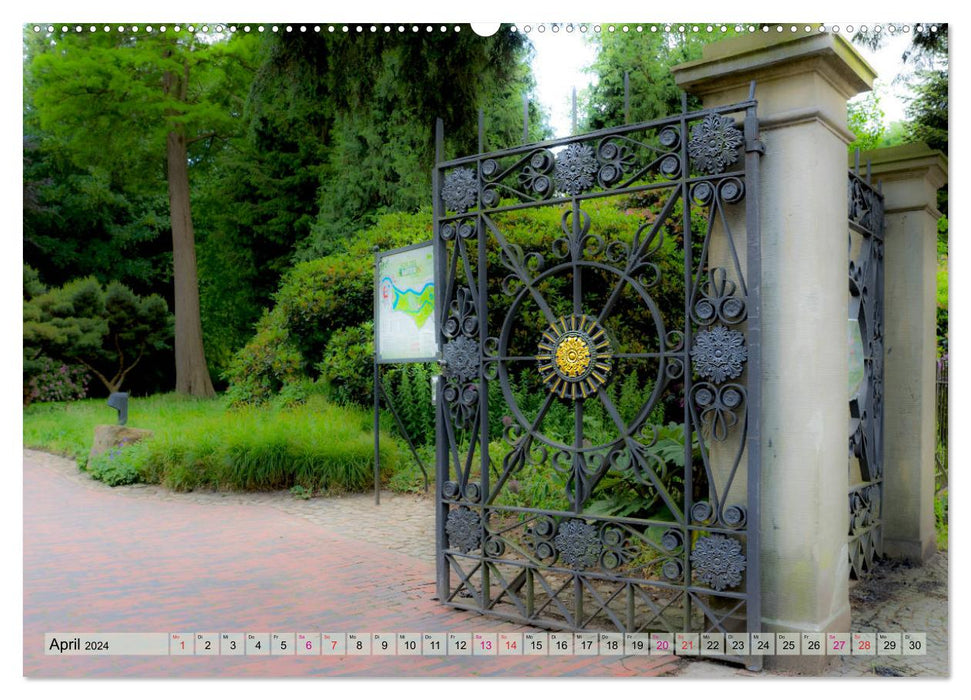 Schlossgarten Oldenburg. Ein Fotospaziergang (CALVENDO Premium Wandkalender 2024)